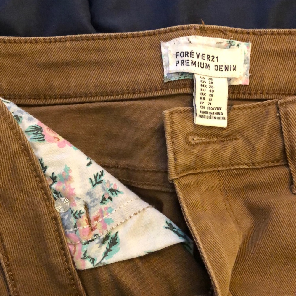 Brown Denim Forever 21 Shorts - Picture 4 of 4